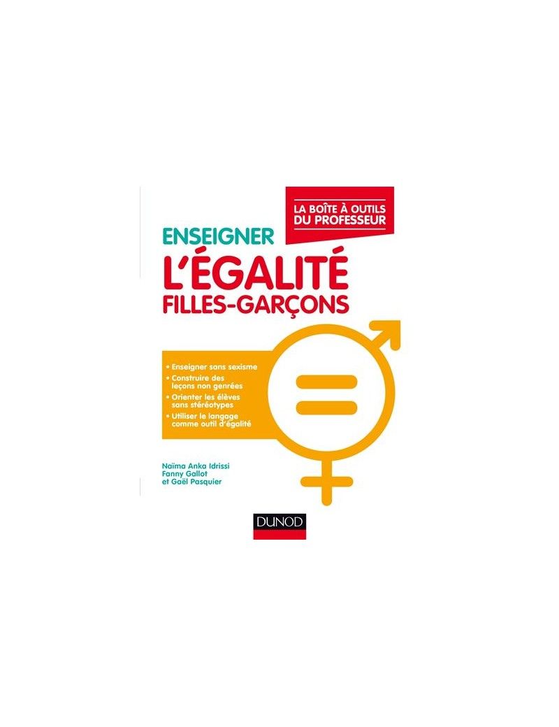 Enseigner L égalité Filles Garçons