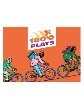 1000 plats, pédalons contre...